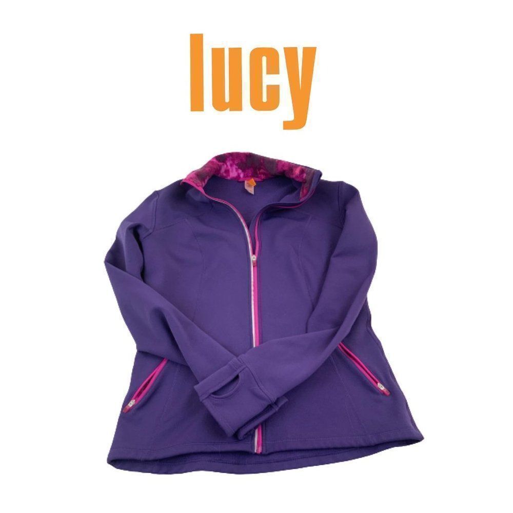 35. Lucy Athletic Purple Jacket   Sz XS